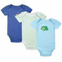 3PCS BABY BODYSUITS 100%Cotton - Infant Short Sleeve Clothing-baby and toddler outfits-Golonzo