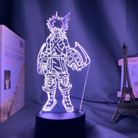 My Hero Academia Acrylic 3D LED Lamp for Room Decor-Lamps-Golonzo