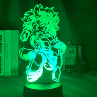 My Hero Academia Acrylic 3D LED Lamp for Room Decor-Lamps-Golonzo