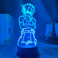 My Hero Academia Acrylic 3D LED Lamp for Room Decor-Lamps-Golonzo