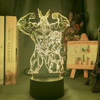My Hero Academia Acrylic 3D LED Lamp for Room Decor-Lamps-Golonzo