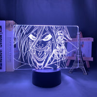 Attack on Titan Acrylic Table Lamp-LED light Bulbs-Golonzo