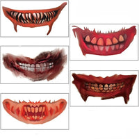 Halloween Prank Makeup Temporary Tattoo-Temporary Tattoos-Golonzo