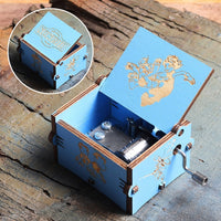 Wooden Hand Crank Queen Music Box Game Of Thrones Dragon Ball TO MY Goigeous Wife Theme Music Box-Music Boxes-Golonzo