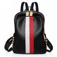 Leather Casual Two Tone Mini Backpack - School Travel Backpack-Backpacks-Golonzo