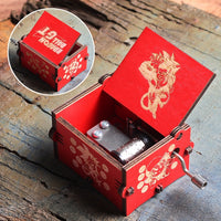 Wooden Hand Crank Queen Music Box Game Of Thrones Dragon Ball TO MY Goigeous Wife Theme Music Box-Music Boxes-Golonzo