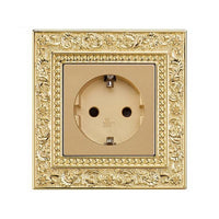 Luxurious switch engraving control panel on the wall lighted-switches-Golonzo