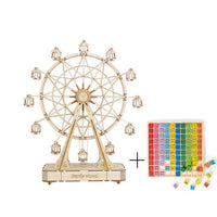Rotatable DIY 3D Ferris Wheel Wooden Model-Puzzles-Golonzo