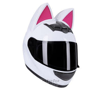 Motorcycle Helme with Cat Ear-Motorcycle Helmets-Golonzo
