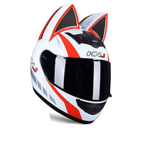 Motorcycle Helme with Cat Ear-Motorcycle Helmets-Golonzo
