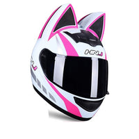Motorcycle Helme with Cat Ear-Motorcycle Helmets-Golonzo