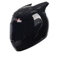 Full Face Motorcycle Helmet with Cat Ears-Motorcycle Helmets-Golonzo