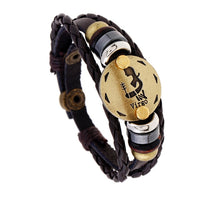 Zodiac Bracelet - Wooden Bead + Black Gallstone-Bracelet-Golonzo