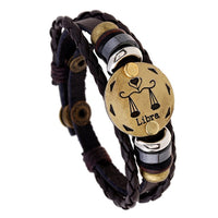Zodiac Bracelet - Wooden Bead + Black Gallstone-Bracelet-Golonzo