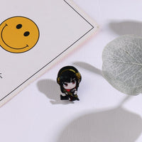 Anime Spy X Family Badge Metal Brooch Pin-Badge & Pass Holders-Golonzo