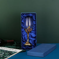 Enamel Iris Glass - Unique Champagne Flutes Crystalline-Glass-Golonzo