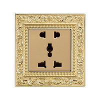 Luxurious switch engraving control panel on the wall lighted-switches-Golonzo