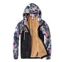 Slim Fit Floral Bomber Jacket-Coats and Jackets-Golonzo