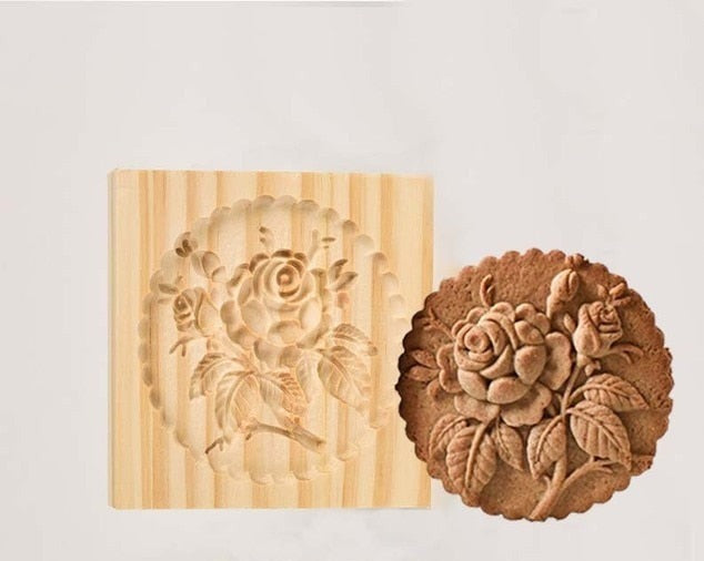 Wood Flowers patterned Cookie Cutter-Cookie Cutters-Golonzo