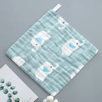 Baby Pure Cotton Printable Hanging Small Towel-Baby guards-Golonzo