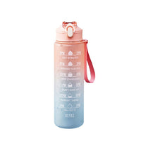 1L Water Bottle With Time Marker-Water Bottles-Golonzo