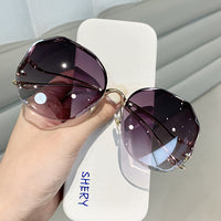 Rimless Rhinestone Women Sunglasses-Sunglasses-Golonzo