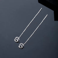 Shiny Alphabet Earrings-Earrings-Golonzo