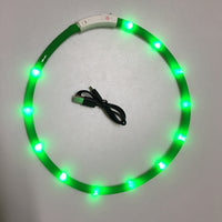 LED Glowing Dog Collar - USB Charging Pet Dog Collar-collar and harness-Golonzo