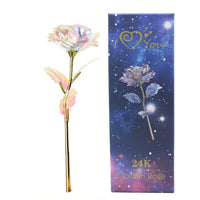 Romantic Colorful LED Fairy Rose Artificial Galaxy Rose Flowers-Artificial flower-Golonzo