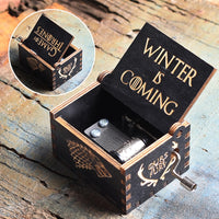 Wooden Hand Crank Queen Music Box Game Of Thrones Dragon Ball TO MY Goigeous Wife Theme Music Box-Music Boxes-Golonzo