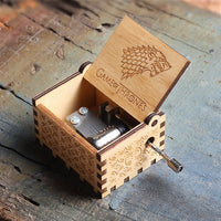 Wooden Hand Crank Queen Music Box Game Of Thrones Dragon Ball TO MY Goigeous Wife Theme Music Box-Music Boxes-Golonzo