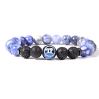 12 Zodiac Signs Charm Natural Stone Beads Bracelets-Bracelets-Golonzo