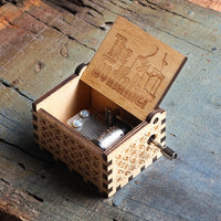 Wooden Hand Crank Queen Music Box Game Of Thrones Dragon Ball TO MY Goigeous Wife Theme Music Box-Music Boxes-Golonzo