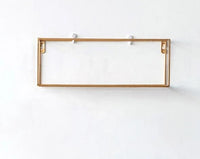 Wall Storage Rack Simple Wrought Iron Grid Wall Shelf Nordic Creative Home Wall Hook-Storage Holders & Racks-Golonzo