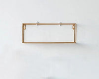 Wall Storage Rack Simple Wrought Iron Grid Wall Shelf Nordic Creative Home Wall Hook-Storage Holders & Racks-Golonzo