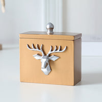 Deer Toothpick box container Toothpick holders Table home decor toothpick storage box gift toothpick dispenser-Toothpick holders-Golonzo