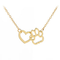 Pet Paw&Heart Necklaces-Necklace-Golonzo