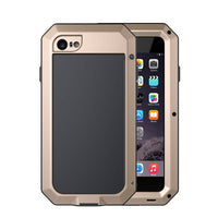 Shockproof Waterproof Metal Aluminum Phone Case for Iphone 11 12 13 Pro Max X XS XR 8 7 Plus Cover Screen Glass Film-Mobile Phone Cases-Golonzo