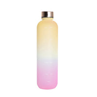 1L Water Bottle With Time Marker-Water Bottles-Golonzo