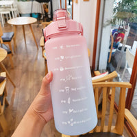 Full Color Large Capacity Water Bottle Straw Cup-Water Bottles-Golonzo
