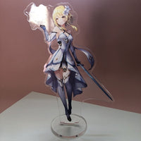 Genshin Impact Figure Stand Model Plate Desk Decor-keychain-Golonzo