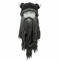 The Legendary Barbarian Viking Beard Beanie-Masks-Golonzo
