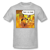 This is Fine Shirt But We Are On Fire - Unisex-Shirts and Tops-Golonzo