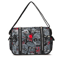 Shoulder Bag Waterproof with Zombie Patterns-Shoulder Bags-Golonzo