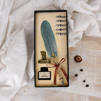 Luxury Fountain Pen Set Vintage Feather Pen-Pens-Golonzo
