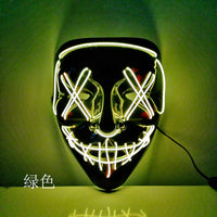 LED Halloween Mask Luminous Glow In The Dark-Masks-Golonzo