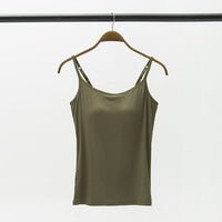 Women Camisole With Built-in Bra-Bras-Golonzo