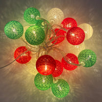 Holy Chirstmas Light-Cotton Ball (20 pcs )-Lighting Strings-Golonzo