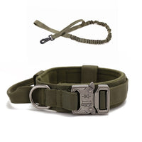 Military Pet Collar Leash - Durable Tactical Dog Collar Leash Set Adjustable-Pet Collars & Harnesses-Golonzo