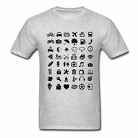 Travel Icon T-Shirt for Traveler / Backpacking-Shirts and Tops-Golonzo